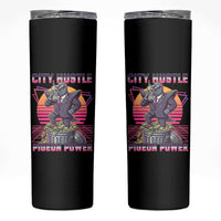 Retro City Hustle Pigeon Power Skinny Tumbler Funny 80s Style Money Bird Gangsta - Wonder Print Shop