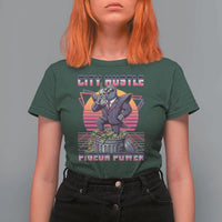 Retro City Hustle Pigeon Power T Shirt For Women Funny 80s Style Money Bird Gangsta - Wonder Print Shop