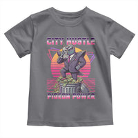 Retro City Hustle Pigeon Power Toddler T Shirt Funny 80s Style Money Bird Gangsta - Wonder Print Shop