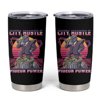 Retro City Hustle Pigeon Power Tumbler Cup Funny 80s Style Money Bird Gangsta - Wonder Print Shop