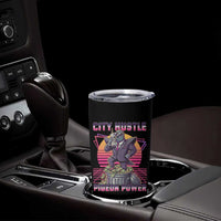 Retro City Hustle Pigeon Power Tumbler Cup Funny 80s Style Money Bird Gangsta - Wonder Print Shop