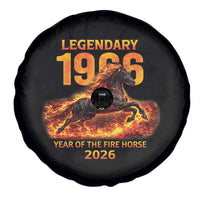 Legendary 1966 Year of the Fire Horse Spare Tire Cover Fiery 2026 Zodiac Birthday Gift - Wonder Print Shop