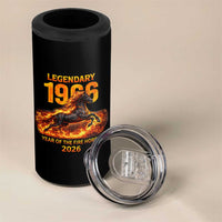 Legendary 1966 Year of the Fire Horse 4 in 1 Can Cooler Tumbler Fiery 2026 Zodiac Birthday Gift - Wonder Print Shop
