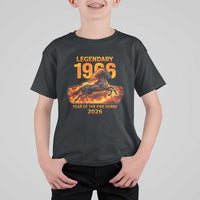 Legendary 1966 Year of the Fire Horse T Shirt For Kid Fiery 2026 Zodiac Birthday Gift - Wonder Print Shop