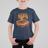 Legendary 1966 Year of the Fire Horse T Shirt For Kid Fiery 2026 Zodiac Birthday Gift - Wonder Print Shop