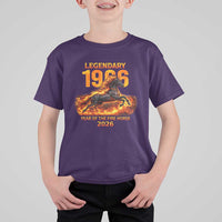Legendary 1966 Year of the Fire Horse T Shirt For Kid Fiery 2026 Zodiac Birthday Gift - Wonder Print Shop