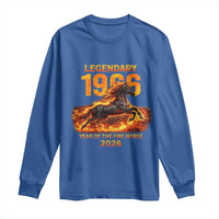 Legendary 1966 Year of the Fire Horse Long Sleeve Shirt Fiery 2026 Zodiac Birthday Gift - Wonder Print Shop