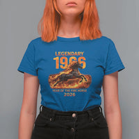 Legendary 1966 Year of the Fire Horse T Shirt For Women Fiery 2026 Zodiac Birthday Gift - Wonder Print Shop