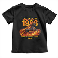 Legendary 1966 Year of the Fire Horse Toddler T Shirt Fiery 2026 Zodiac Birthday Gift - Wonder Print Shop
