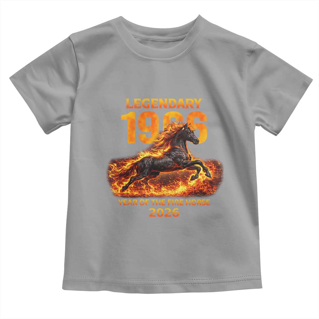 Legendary 1966 Year of the Fire Horse Toddler T Shirt Fiery 2026 Zodiac Birthday Gift - Wonder Print Shop