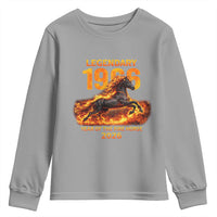 Legendary 1966 Year of the Fire Horse Youth Sweatshirt Fiery 2026 Zodiac Birthday Gift - Wonder Print Shop