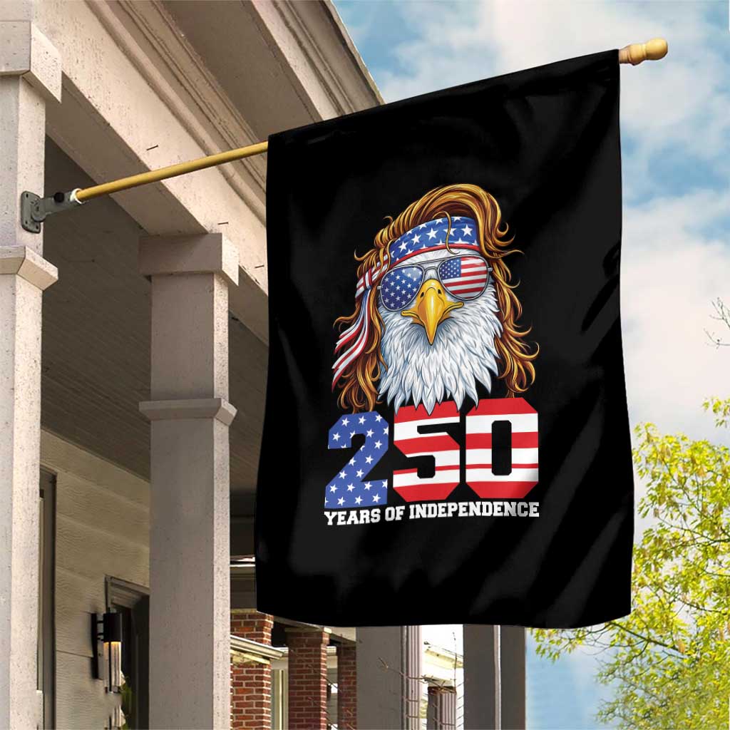 250 Years of Independece Patriotic Eagle Garden Flag 1776 2026 USA Flag 4th of July Semiquincentennial - Wonder Print Shop