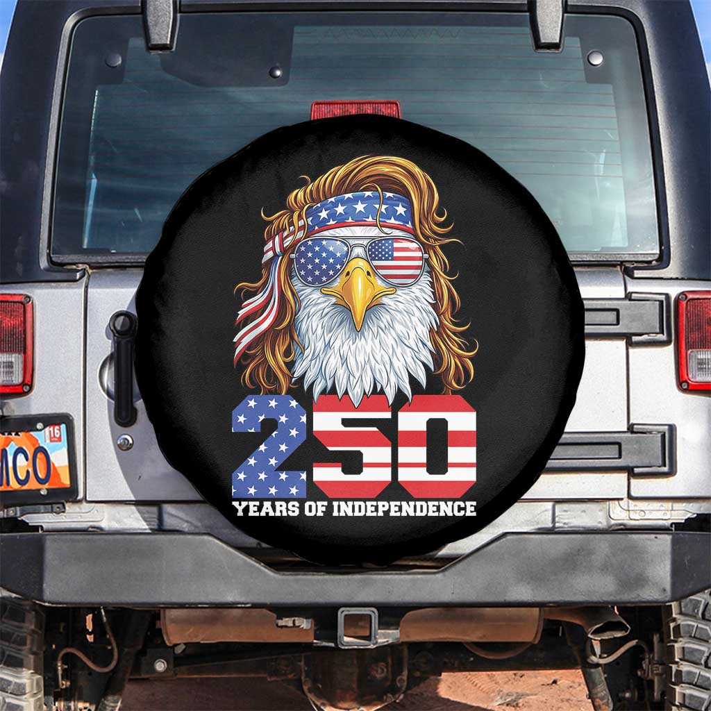 250 Years of Independece Patriotic Eagle Spare Tire Cover 1776 2026 USA Flag 4th of July Semiquincentennial - Wonder Print Shop
