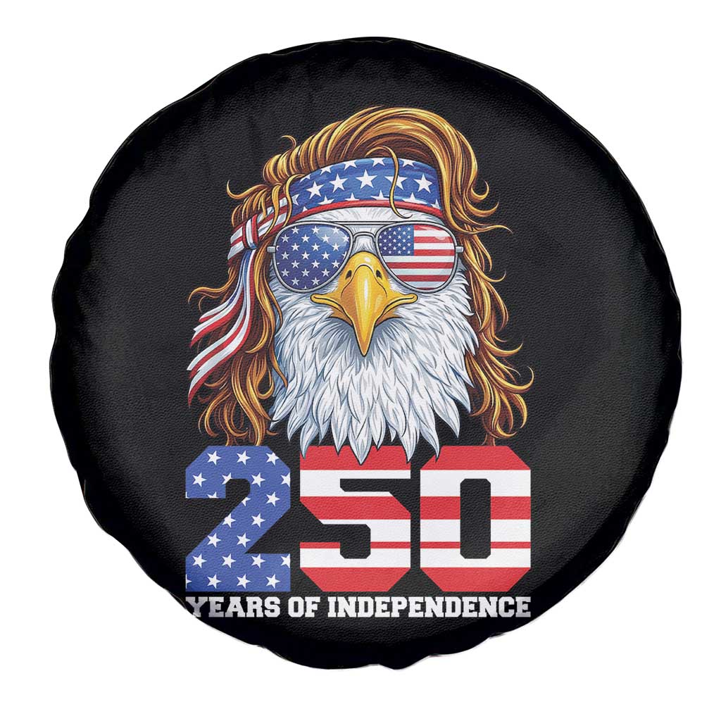 250 Years of Independece Patriotic Eagle Spare Tire Cover 1776 2026 USA Flag 4th of July Semiquincentennial - Wonder Print Shop