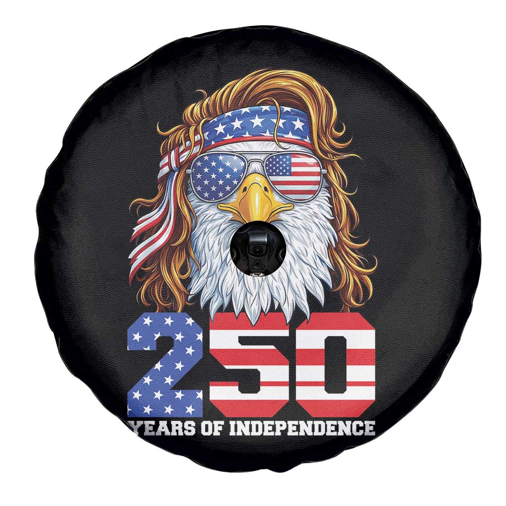 250 Years of Independece Patriotic Eagle Spare Tire Cover 1776 2026 USA Flag 4th of July Semiquincentennial - Wonder Print Shop