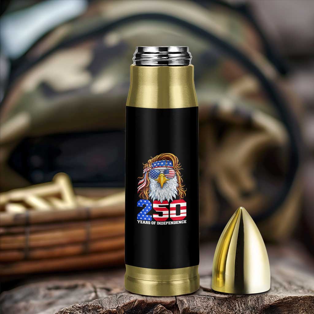 250 Years of Independece Patriotic Eagle Bullet Tumbler 1776 2026 USA Flag 4th of July Semiquincentennial - Wonder Print Shop