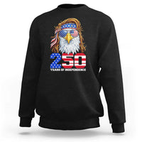 250 Years of Independece Patriotic Eagle Sweatshirt 1776 2026 USA Flag 4th of July Semiquincentennial - Wonder Print Shop