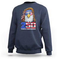 250 Years of Independece Patriotic Eagle Sweatshirt 1776 2026 USA Flag 4th of July Semiquincentennial - Wonder Print Shop