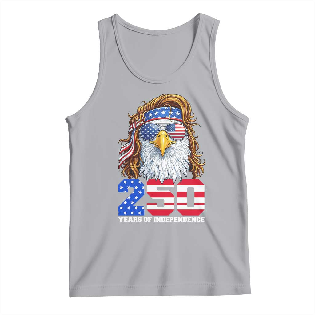 250 Years of Independece Patriotic Eagle Tank Top 1776 2026 USA Flag 4th of July Semiquincentennial - Wonder Print Shop