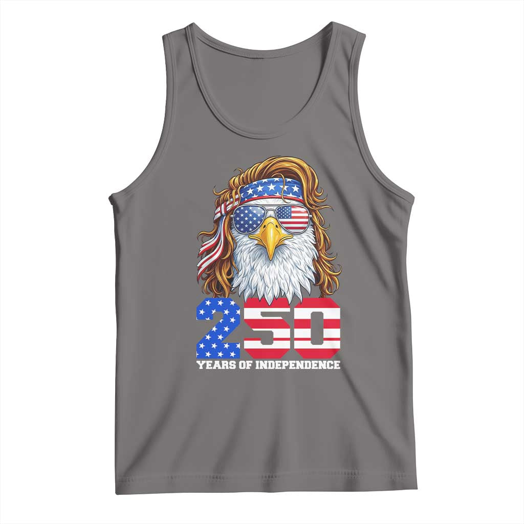 250 Years of Independece Patriotic Eagle Tank Top 1776 2026 USA Flag 4th of July Semiquincentennial - Wonder Print Shop