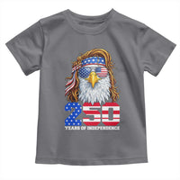 250 Years of Independece Patriotic Eagle Toddler T Shirt 1776 2026 USA Flag 4th of July Semiquincentennial - Wonder Print Shop