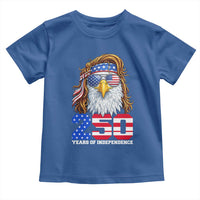250 Years of Independece Patriotic Eagle Toddler T Shirt 1776 2026 USA Flag 4th of July Semiquincentennial - Wonder Print Shop