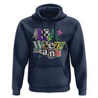 Colorful La-Weezi-ana Mardi Gras Louisiana Pride Hoodie Funky Carnival Vibes