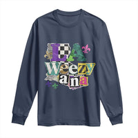 Colorful La-Weezi-ana Mardi Gras Louisiana Pride Long Sleeve Shirt Funky Carnival Vibes