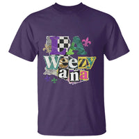 Colorful La-Weezi-ana Mardi Gras Louisiana Pride T Shirt Funky Carnival Vibes