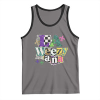 Colorful La-Weezi-ana Mardi Gras Louisiana Pride Tank Top Funky Carnival Vibes