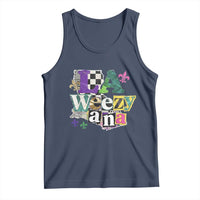 Colorful La-Weezi-ana Mardi Gras Louisiana Pride Tank Top Funky Carnival Vibes