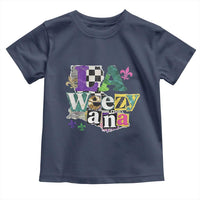 Colorful La-Weezi-ana Mardi Gras Louisiana Pride Toddler T Shirt Funky Carnival Vibes