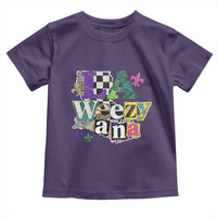 Colorful La-Weezi-ana Mardi Gras Louisiana Pride Toddler T Shirt Funky Carnival Vibes