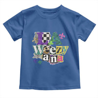 Colorful La-Weezi-ana Mardi Gras Louisiana Pride Toddler T Shirt Funky Carnival Vibes