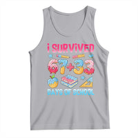 I Survived 67 Plus 33 100 Days of School Tank Top Six Seven Meme Colorful Math Humor - Wonder Print Shop