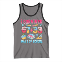 I Survived 67 Plus 33 100 Days of School Tank Top Six Seven Meme Colorful Math Humor - Wonder Print Shop