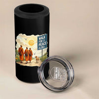 Walk For Peace Aloka the Dog and Monks 4 in 1 Can Cooler Tumbler