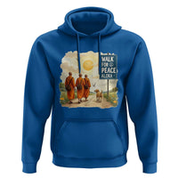 Walk For Peace Aloka the Dog and Monks Hoodie