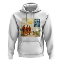 Walk For Peace Aloka the Dog and Monks Hoodie