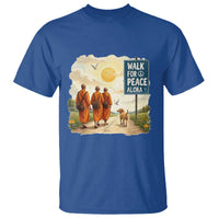 Walk For Peace Aloka the Dog and Monks T Shirt