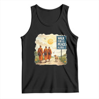 Walk For Peace Aloka the Dog and Monks Tank Top