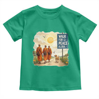 Walk For Peace Aloka the Dog and Monks Toddler T Shirt