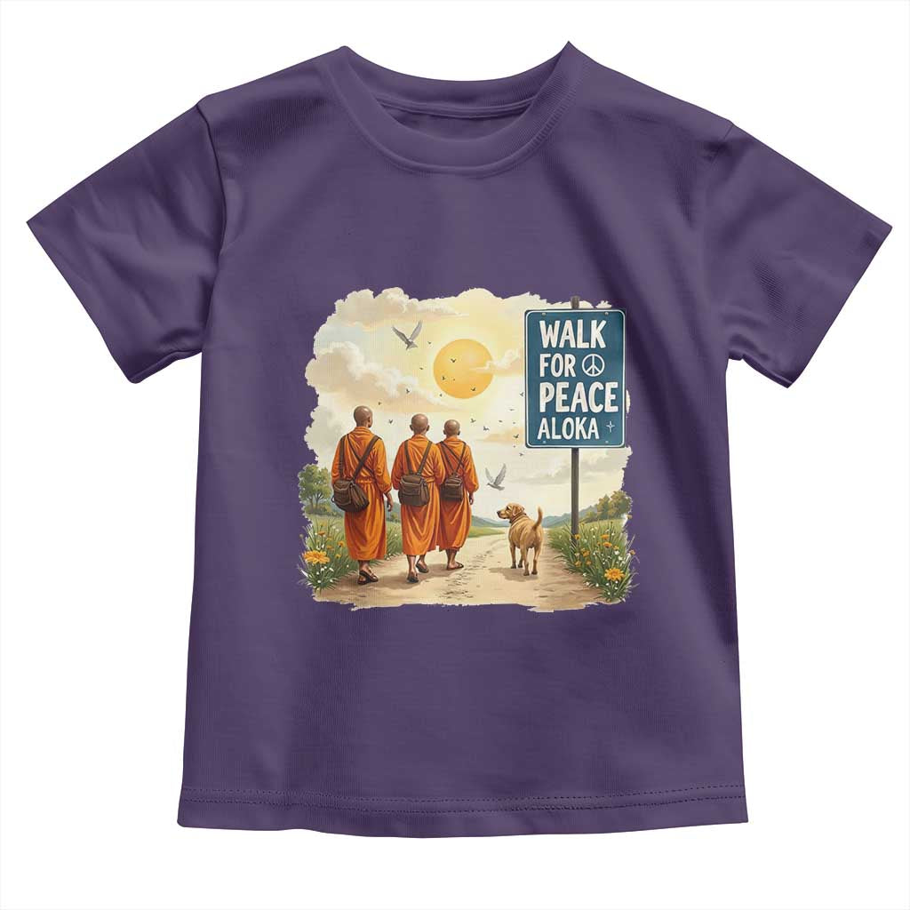 Walk For Peace Aloka the Dog and Monks Toddler T Shirt