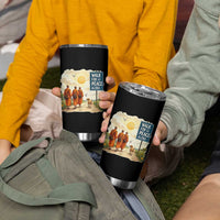 Walk For Peace Aloka the Dog and Monks Tumbler Cup