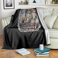 Game Over Maduro Dictator Throw Blanket Political Justice American Flag Politics Satire - Wonder Print Shop