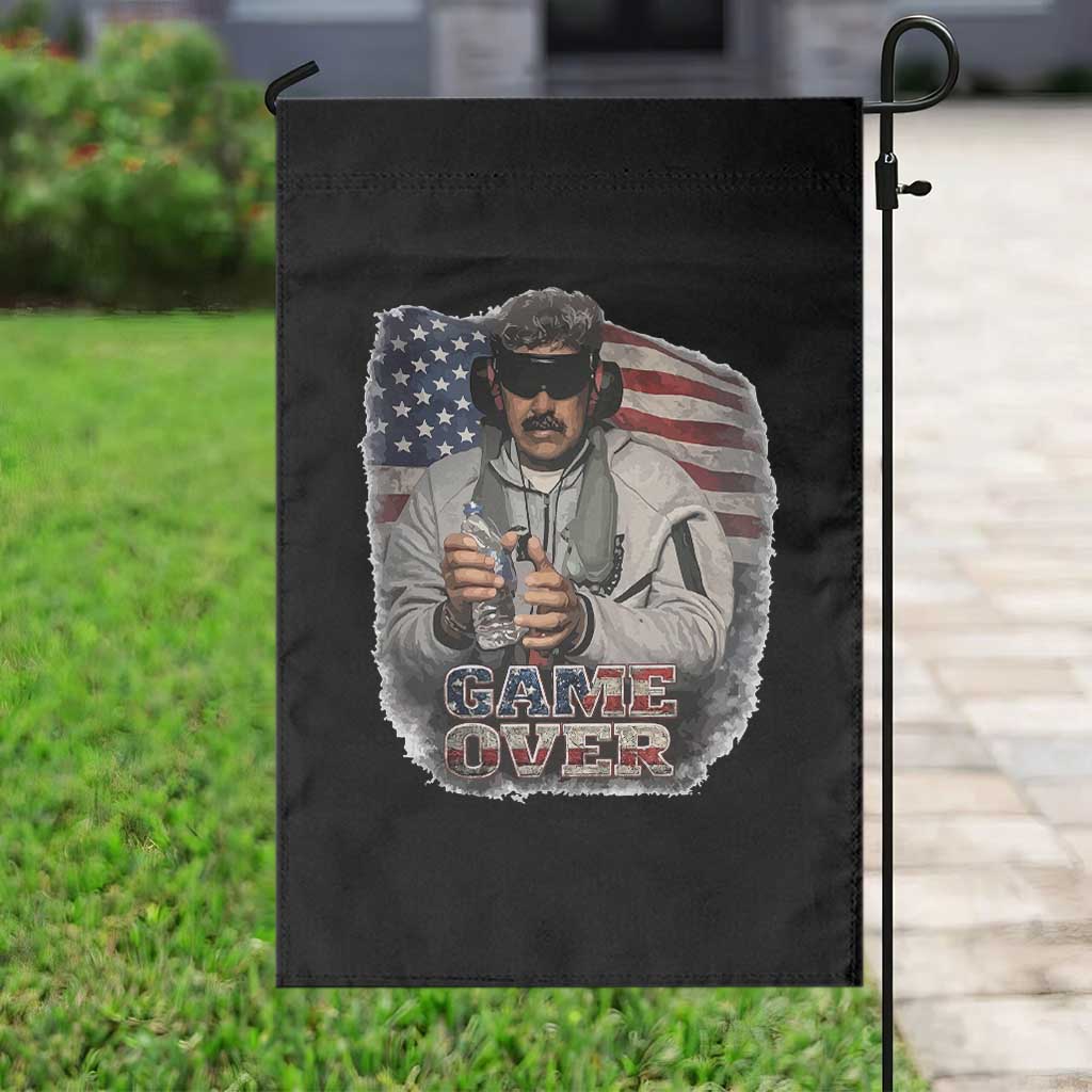 Game Over Maduro Dictator Garden Flag Political Justice American Flag Politics Satire - Wonder Print Shop