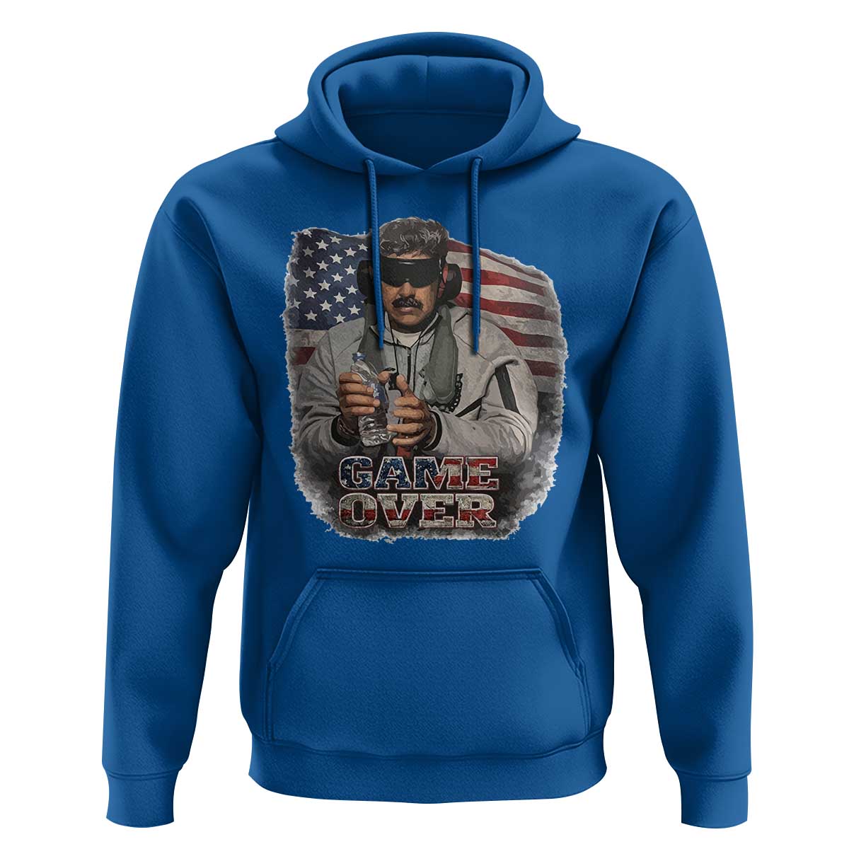 Game Over Maduro Dictator Hoodie Political Justice American Flag Politics Satire - Wonder Print Shop