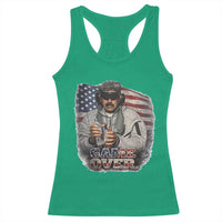 Game Over Maduro Dictator Racerback Tank Top Political Justice American Flag Politics Satire - Wonder Print Shop