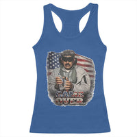 Game Over Maduro Dictator Racerback Tank Top Political Justice American Flag Politics Satire - Wonder Print Shop