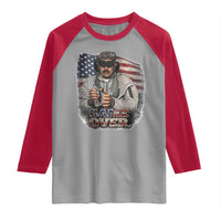 Game Over Maduro Dictator Raglan Shirt Political Justice American Flag Politics Satire - Wonder Print Shop